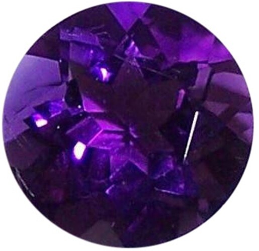 Natural Extra Fine Deep Purple Amethyst - Round - Zambia - AAA+ Grade