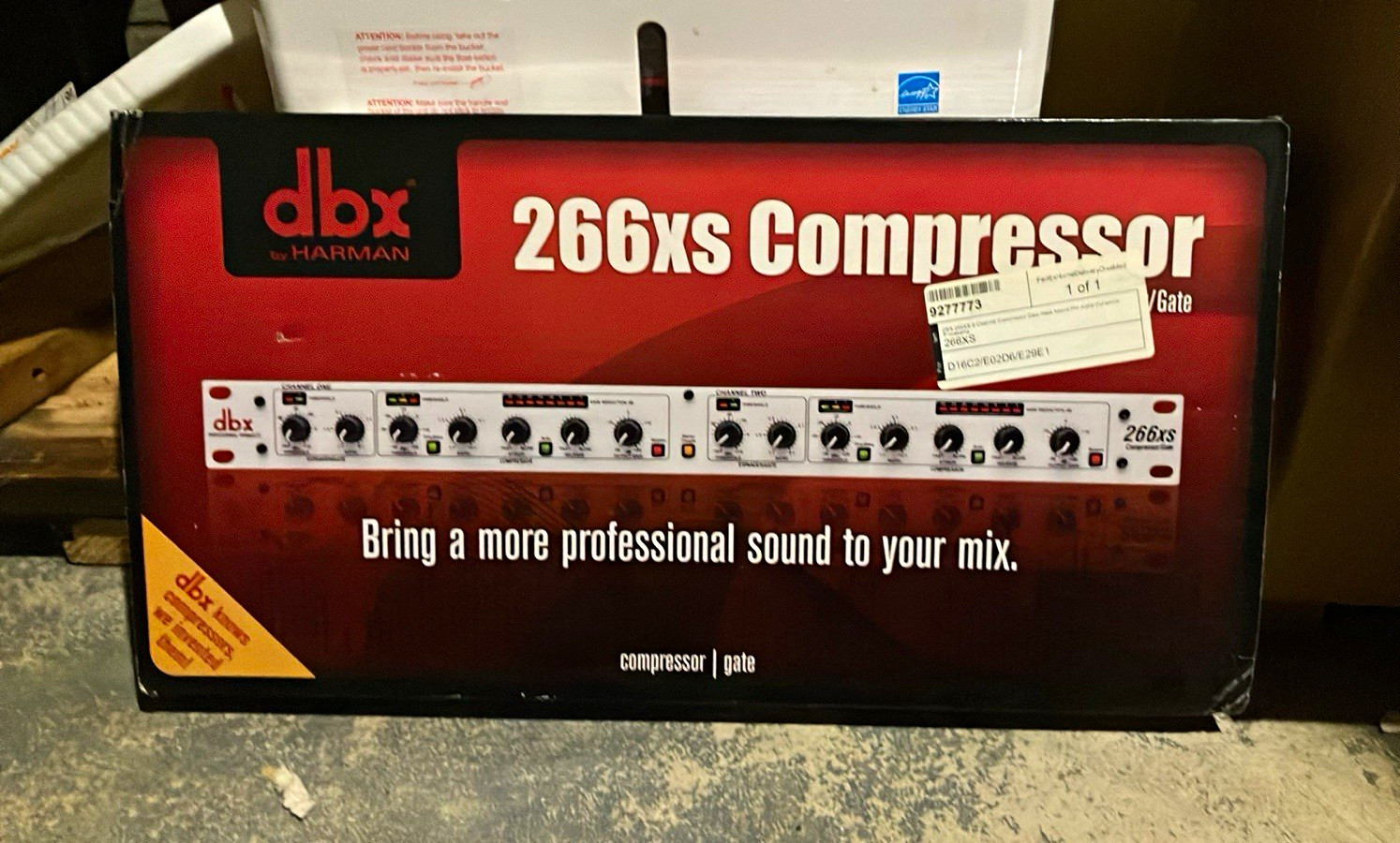 dbx 266xs Dual Compressor/Gate 2-Channel 1U Rackmount w/ Sidechain Insert dbx 266xs Dual Compressor/Gate 2-Channel 1U Rackmount w/ Sidechain Insert