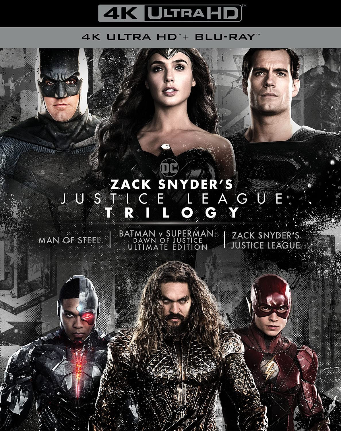 Zack Snyder's Justice League Trilogy (4HD + BLU-RAY) BRAND NEW & SEALED REGION 1