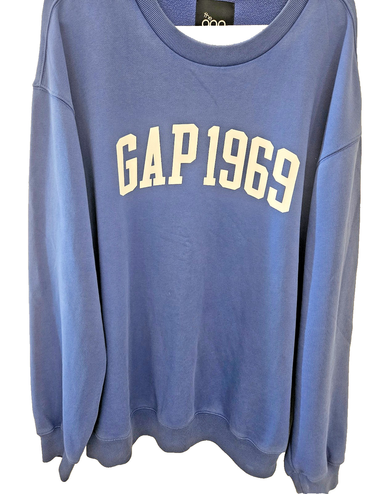 GAP 1969 Men\'s Blue Sweatshirt Oversized Size M Tall Vintage GAP 1969 Men\'s Blue Sweatshirt Oversized Size M Tall Vintage