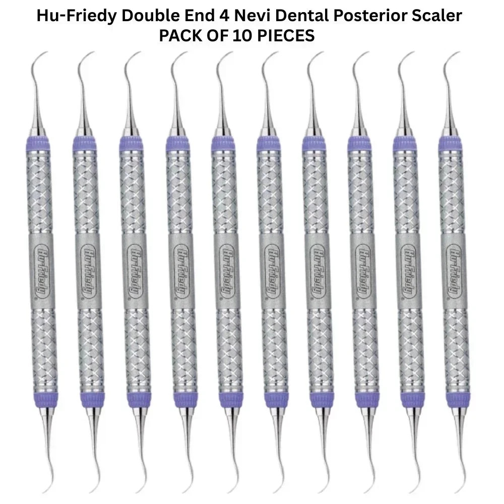 Hu-Friedy SCNEVI49E2 Double End 4 Nevi Dental Posterior Scaler 9 Everedge Handle Hu-Friedy SCNEVI49E2 Double End 4 Nevi Dental Posterior Scaler 9 Everedge Handle