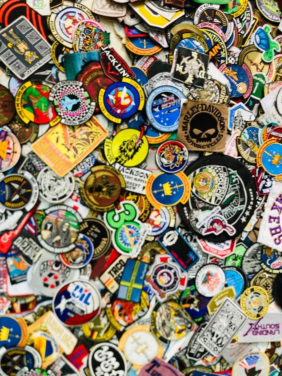 500 Pcs Bulk Random Patches Lot Mix Iron On Sew On Reseller bulk Wholesale DIY