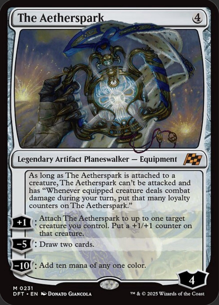Wizards of the Coast MTG The Aetherspark #231 Foil Borderless Mythic EN
