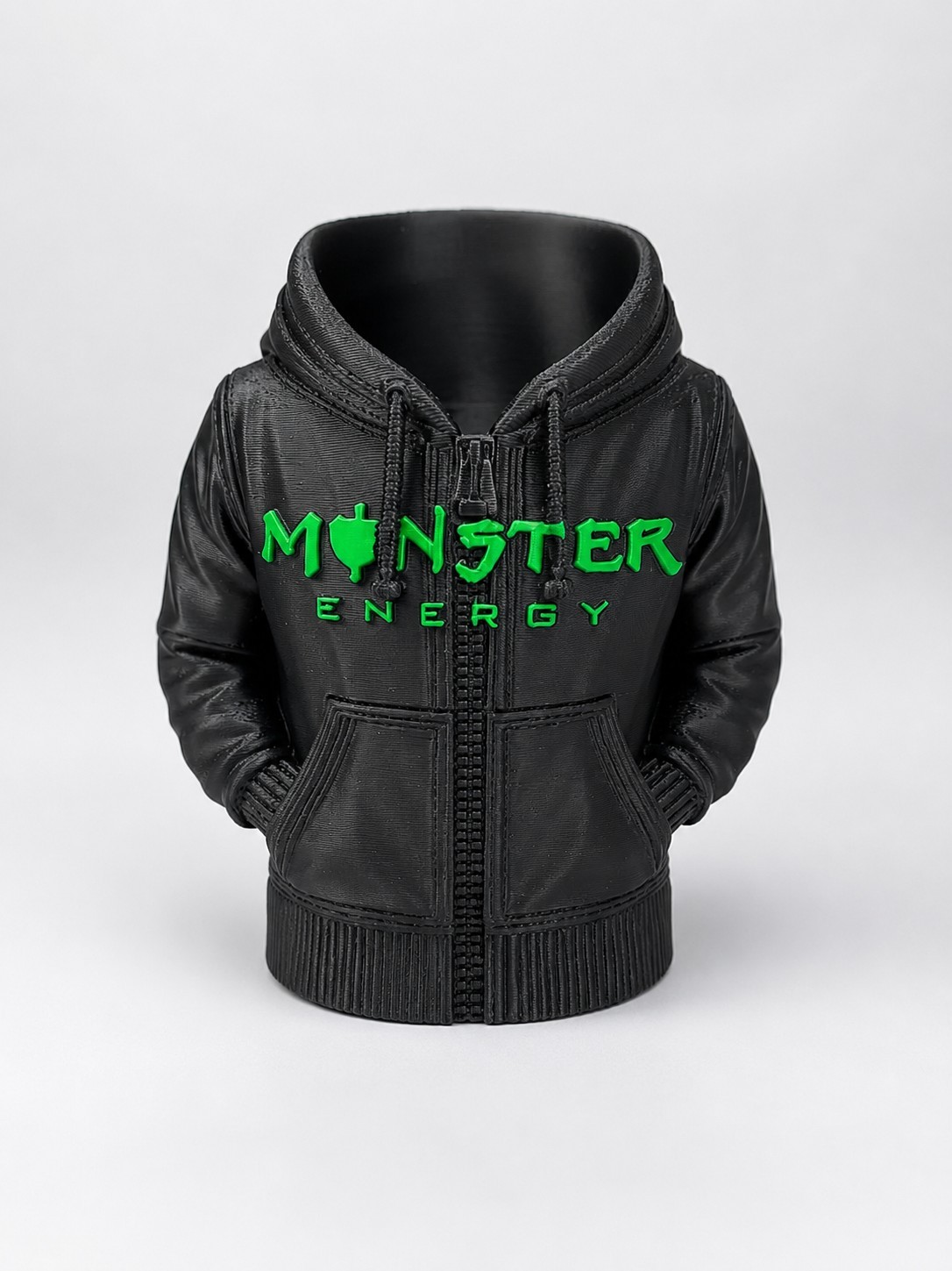 Monster Energy Black & Green Can Cooler Holder Sleeve - Energy Drinks Theme