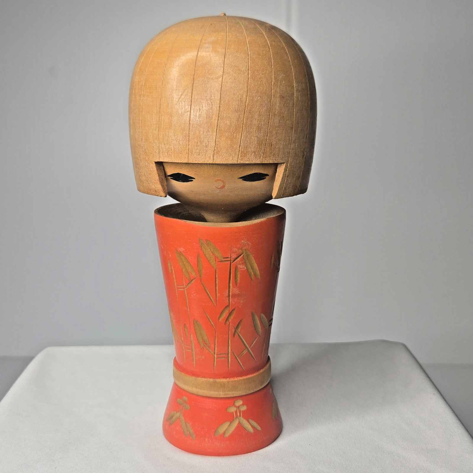 RARE Vintage Sosaku Kokeshi by Master Miyashita Hajime - Signed - Near Mint