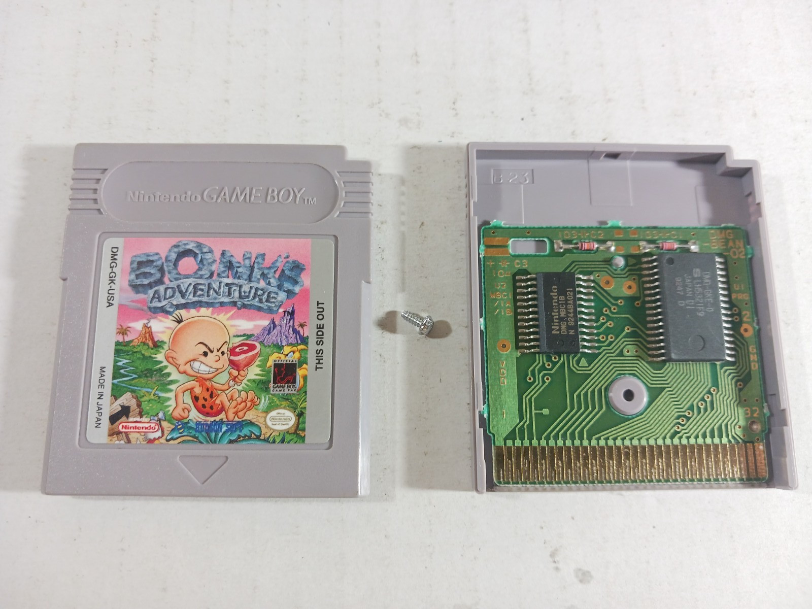 Bonk's Adventure Nintendo Gameboy Original Authentic Tested Good Condition Bonk's Adventure Nintendo Gameboy Original Authentic Tested Good Condition