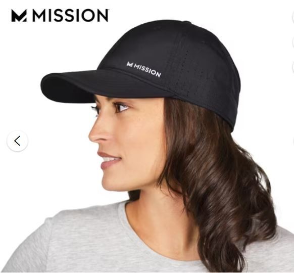 Mission Unisex Vented Baseball Cap Cooling Performance Hat  NEW WITH TAG