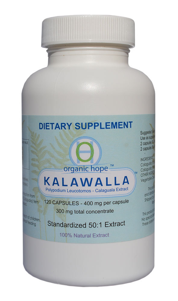 Kalawalla Polypodium Leucotomos Herb for Immune Support, Skin & More 120 VCaps 