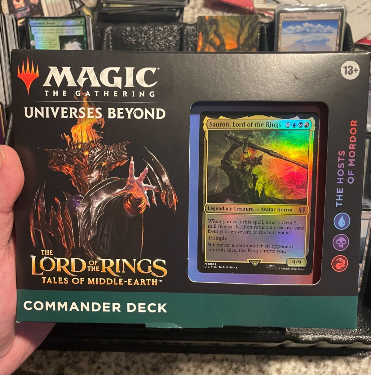 The Hosts of Mordor Commander Deck | The Lord of the Rings | Magic MTG Sealed The Hosts of Mordor Commander Deck | The Lord of the Rings | Magic MTG Sealed