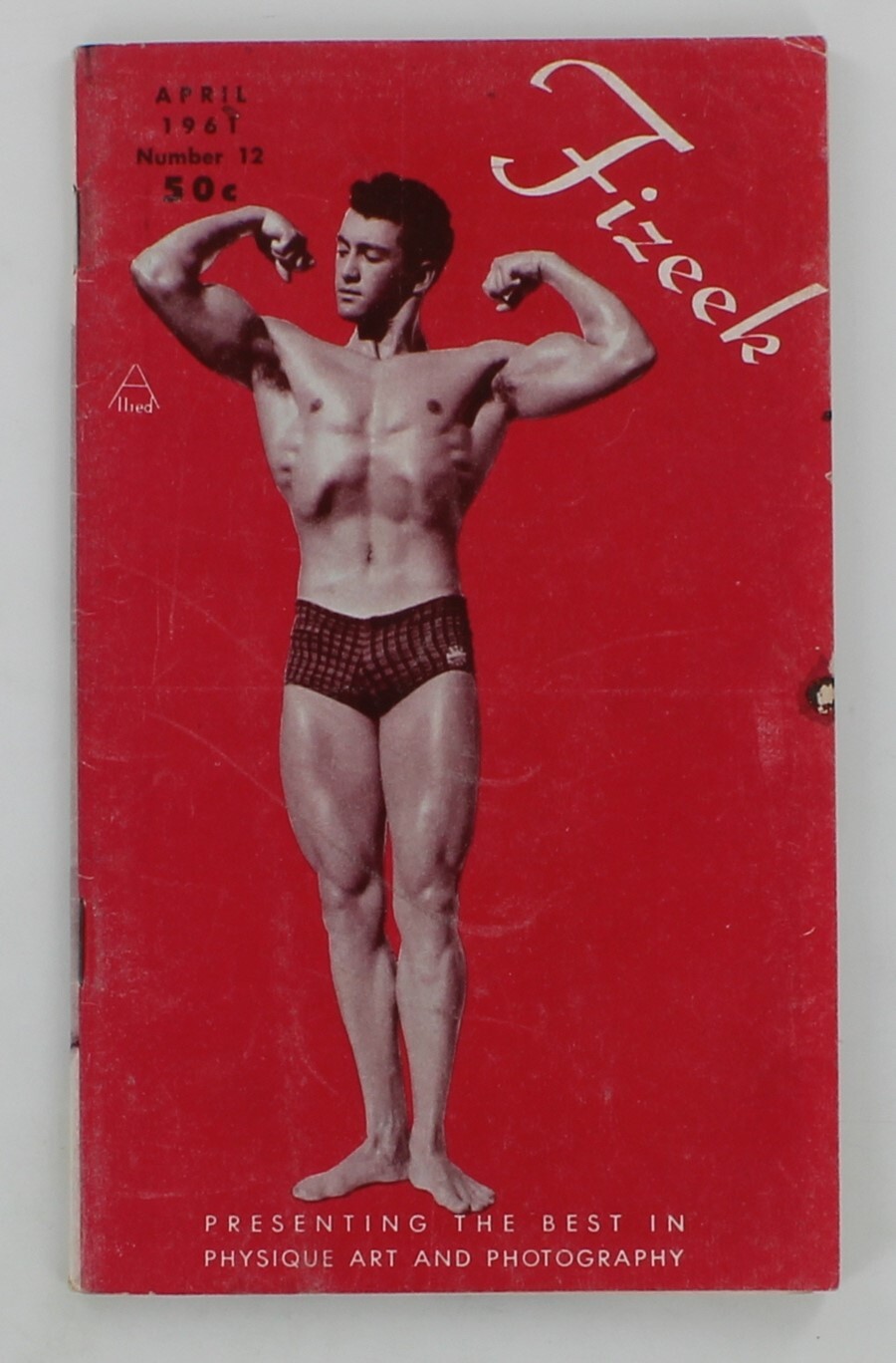 Fizeek 1961 Fred Bortnick Jim Stewart Falcon 72pgs Gay Muscle Magazine M25621