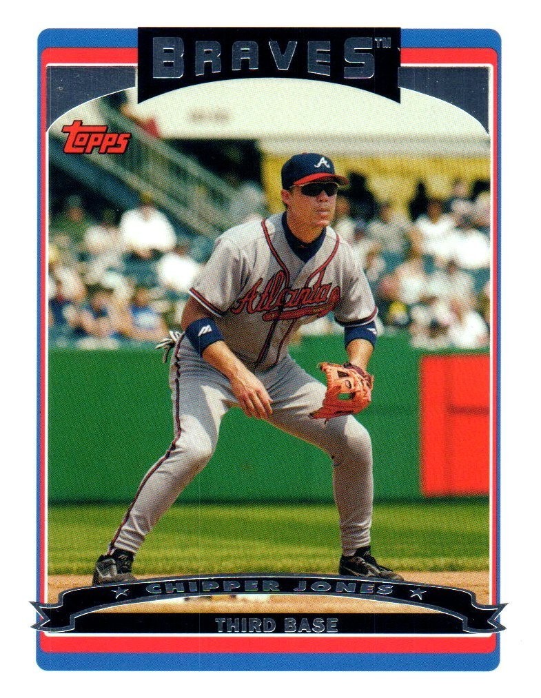 2006 Topps - Chipper Jones #25 BASEBALL CARD 