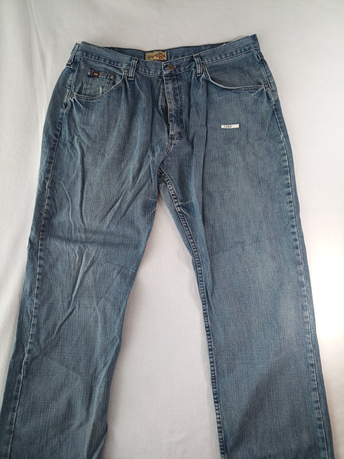 Wrangler 20X Jeans Mens 38 X 32 Straight Leg Medium Wash Western Denim (1283)