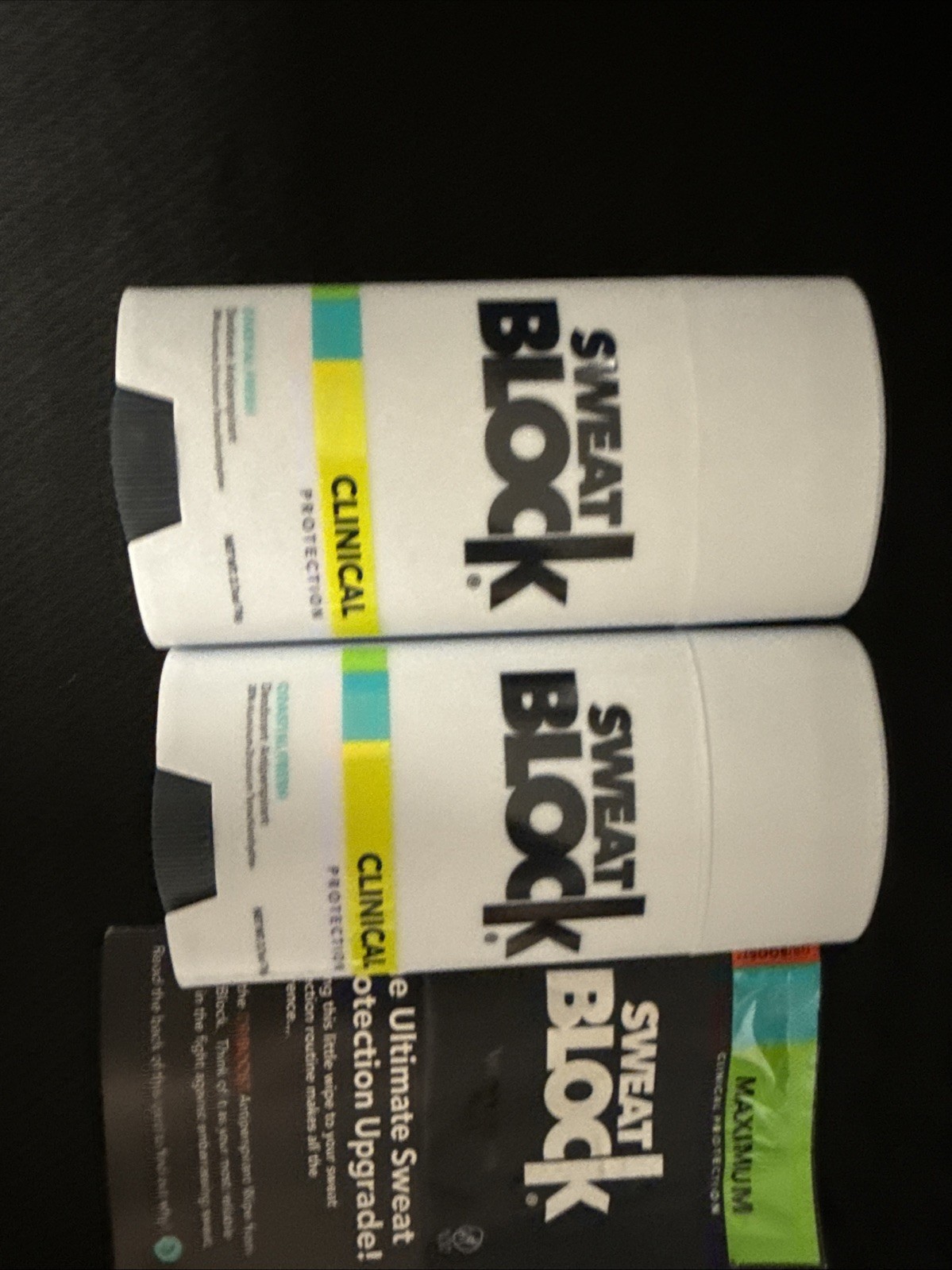 2 SweatBlock CLINICAL Deodorant Antiperspirant Women Men 48-Hour High bb 06/26