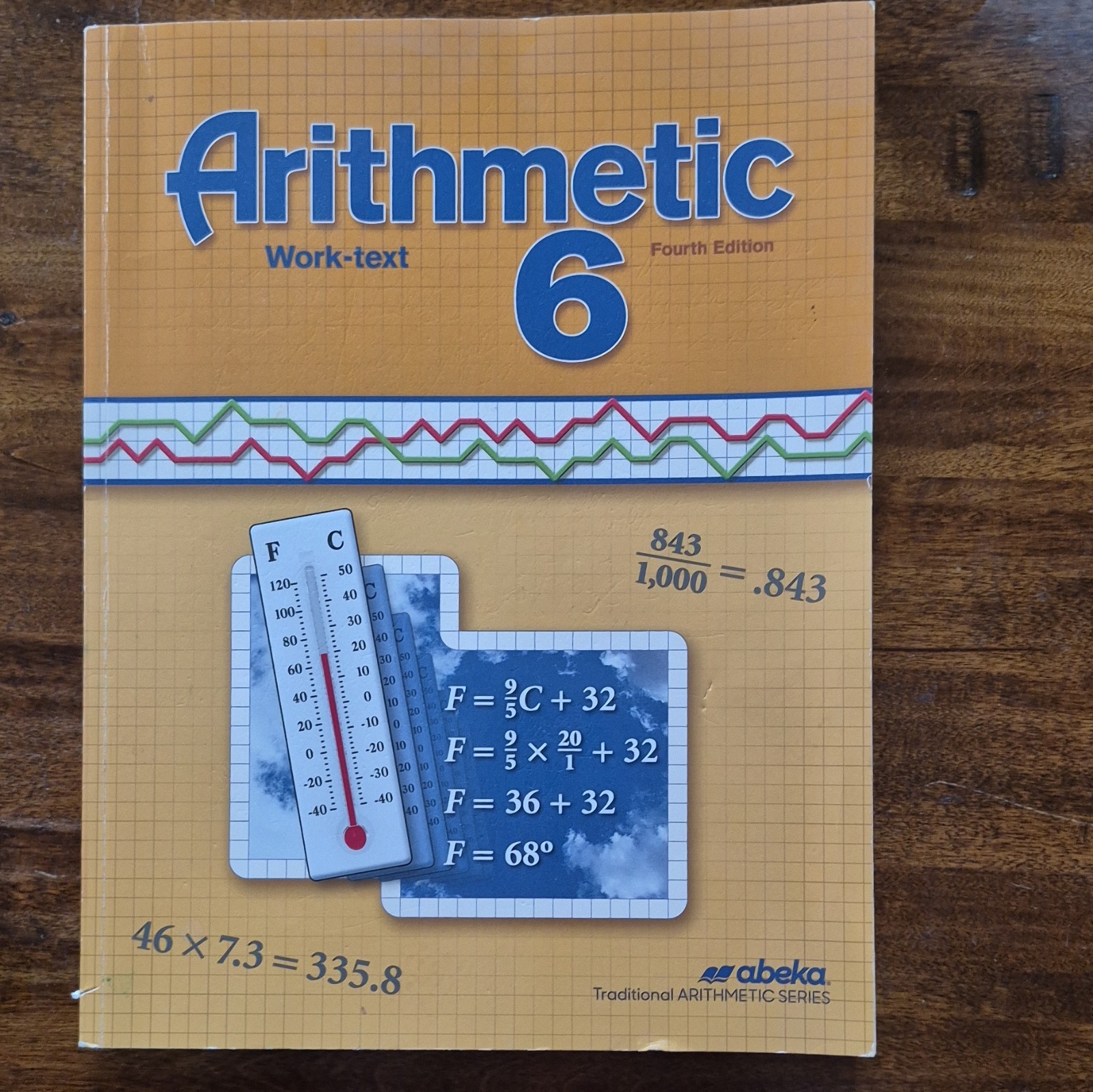 Abeka Arithmetic 6 Workbook Traditional Arithmetic Series 4th Ed