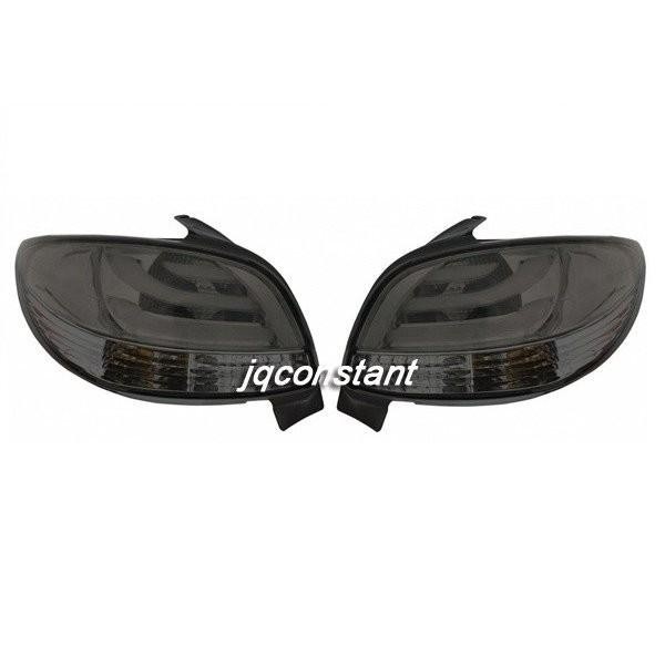 NEON LED Tail lights SMOKE for Peugeot 206 hatchback 3/5 doors 1998-2008