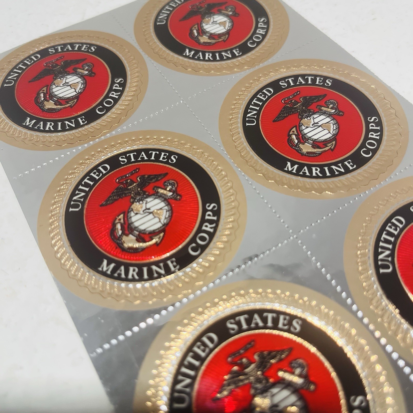 Qty Of 6 - USMC Seal 1.75 Qty Of 6 - USMC Seal 1.75