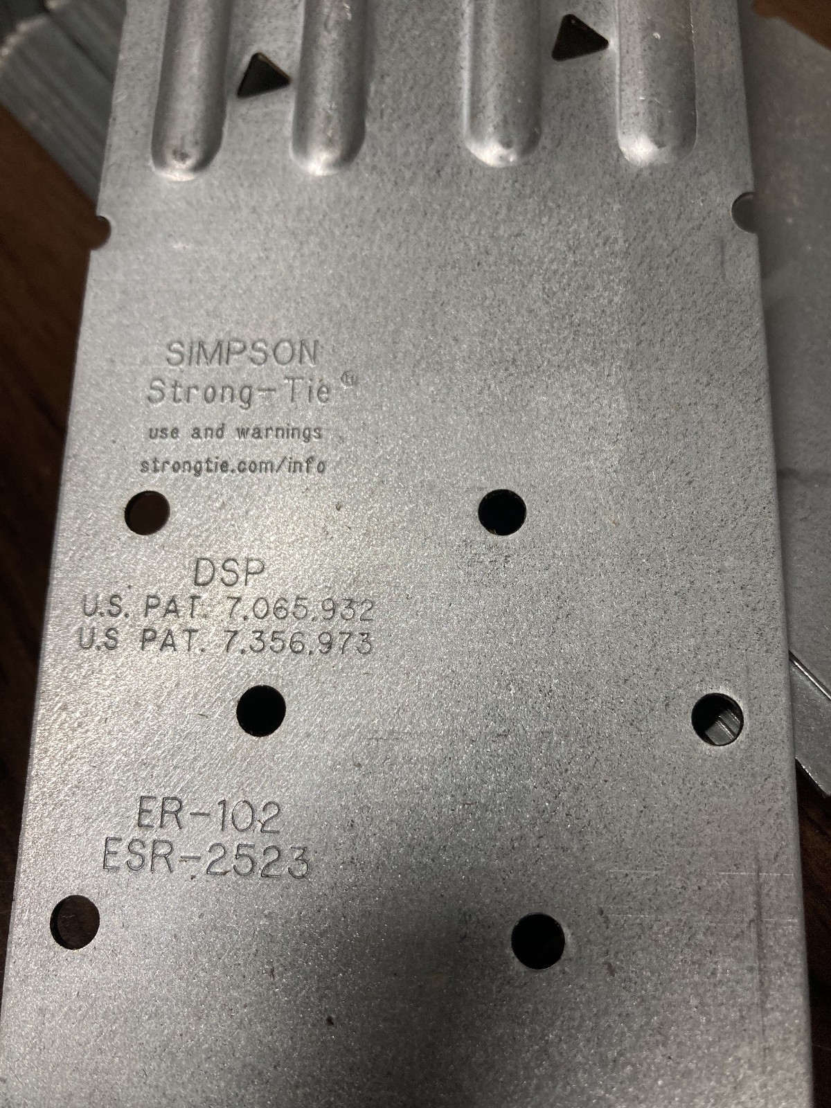 15 - Simpson Strong-Tie DSP Double Stud Plate 18 Gauge Galvanized Durable
