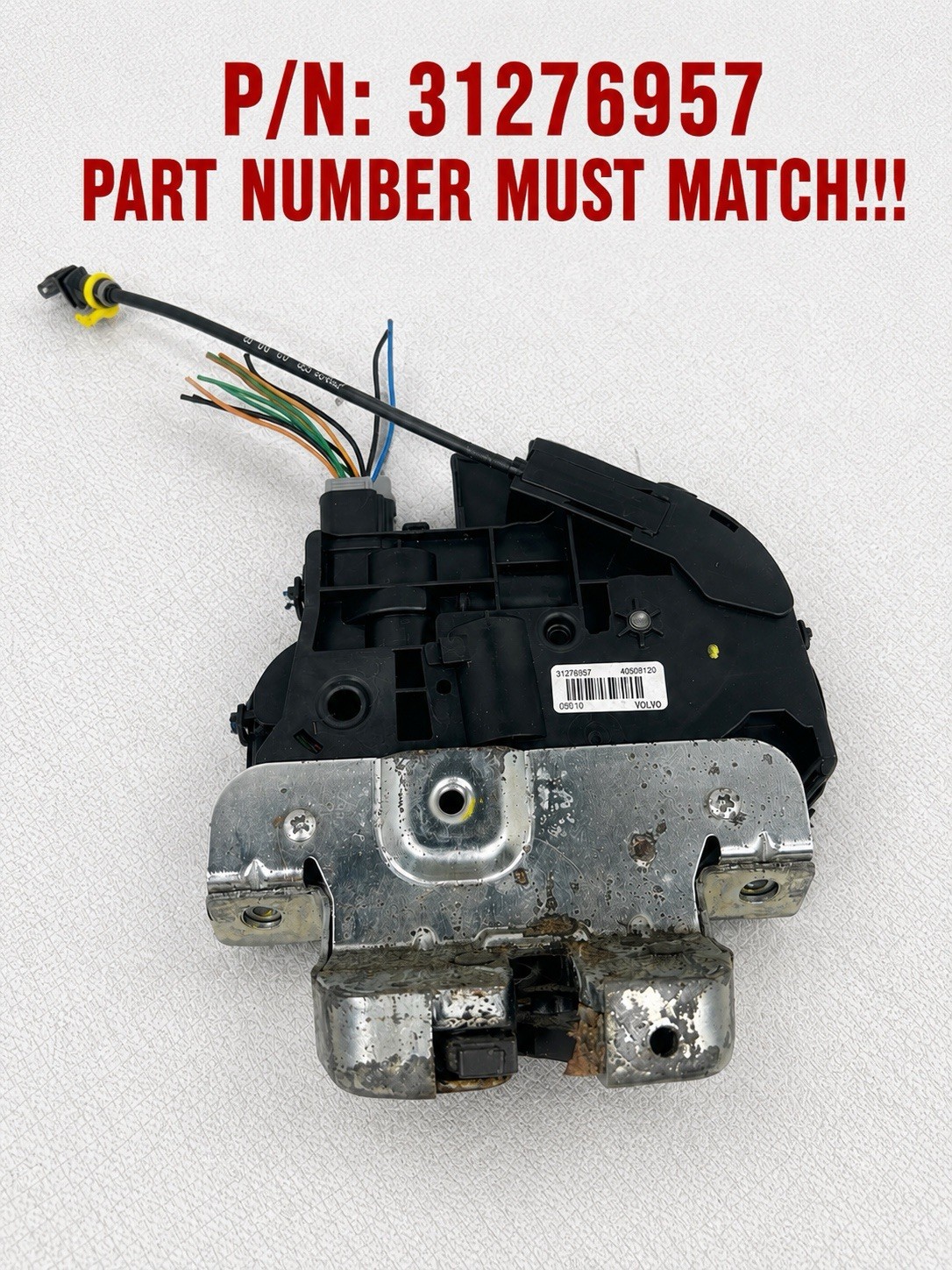 08-15 Volvo V70 XC70 III Rear Liftgate Trunk Lock Actuator Latch OEM 31276957 08-15 Volvo V70 XC70 III Rear Liftgate Trunk Lock Actuator Latch OEM 31276957