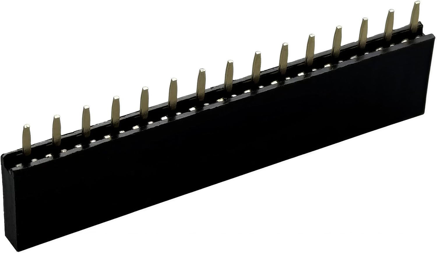 30 Pcs 15 Pin Female Single Row Straight Pin Header Connector