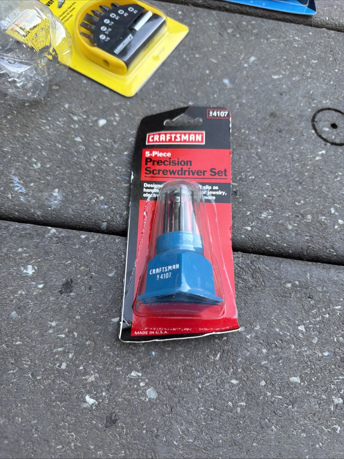 Very Rare Sears Craftsman USA Nos 6pc Precision Screwdriver Set Jewelers 4107
