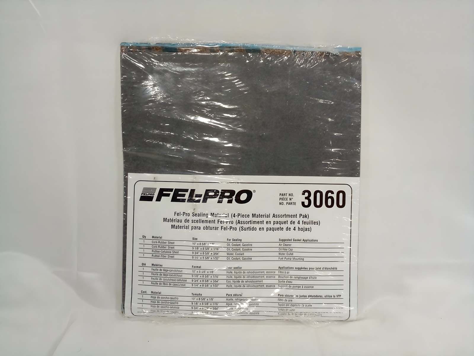 Fel-Pro 3060 Gasket Making Material Sheet Assortment Pack