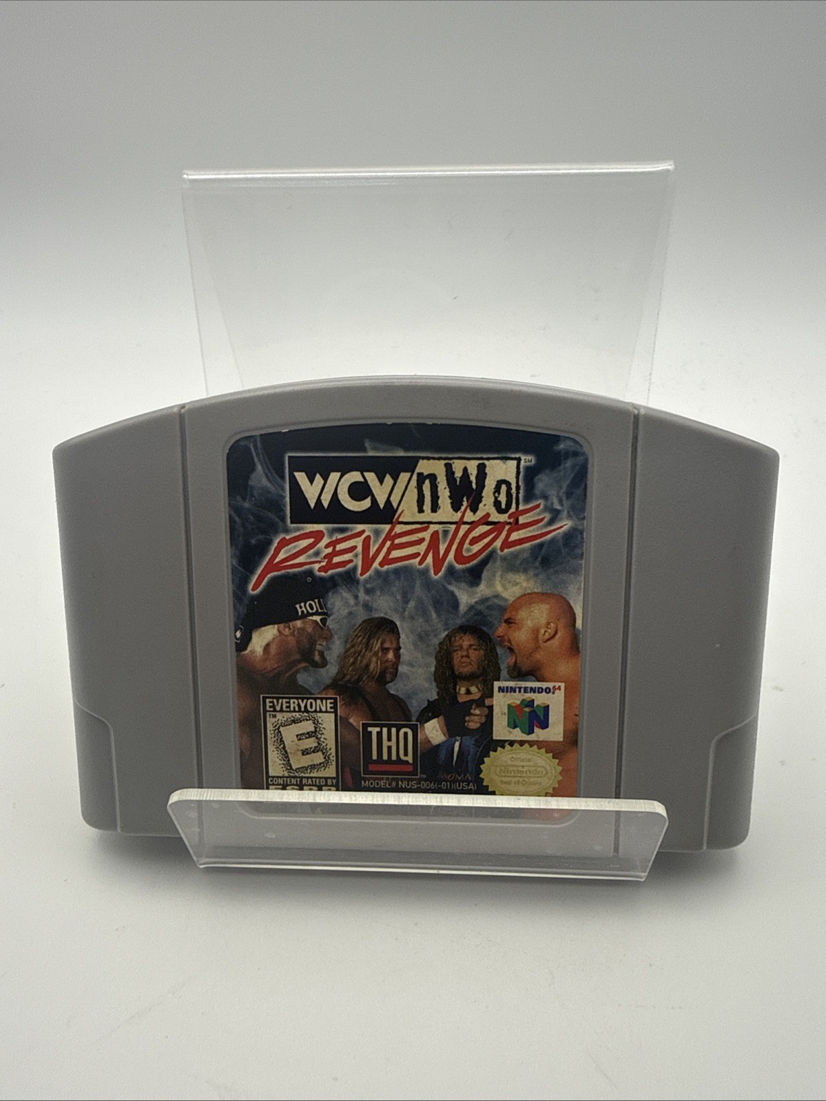 THQ WCW/nWo Revenge Nintendo 64 Game Pak Cartridge, E, NTSC-U/C Wrestling