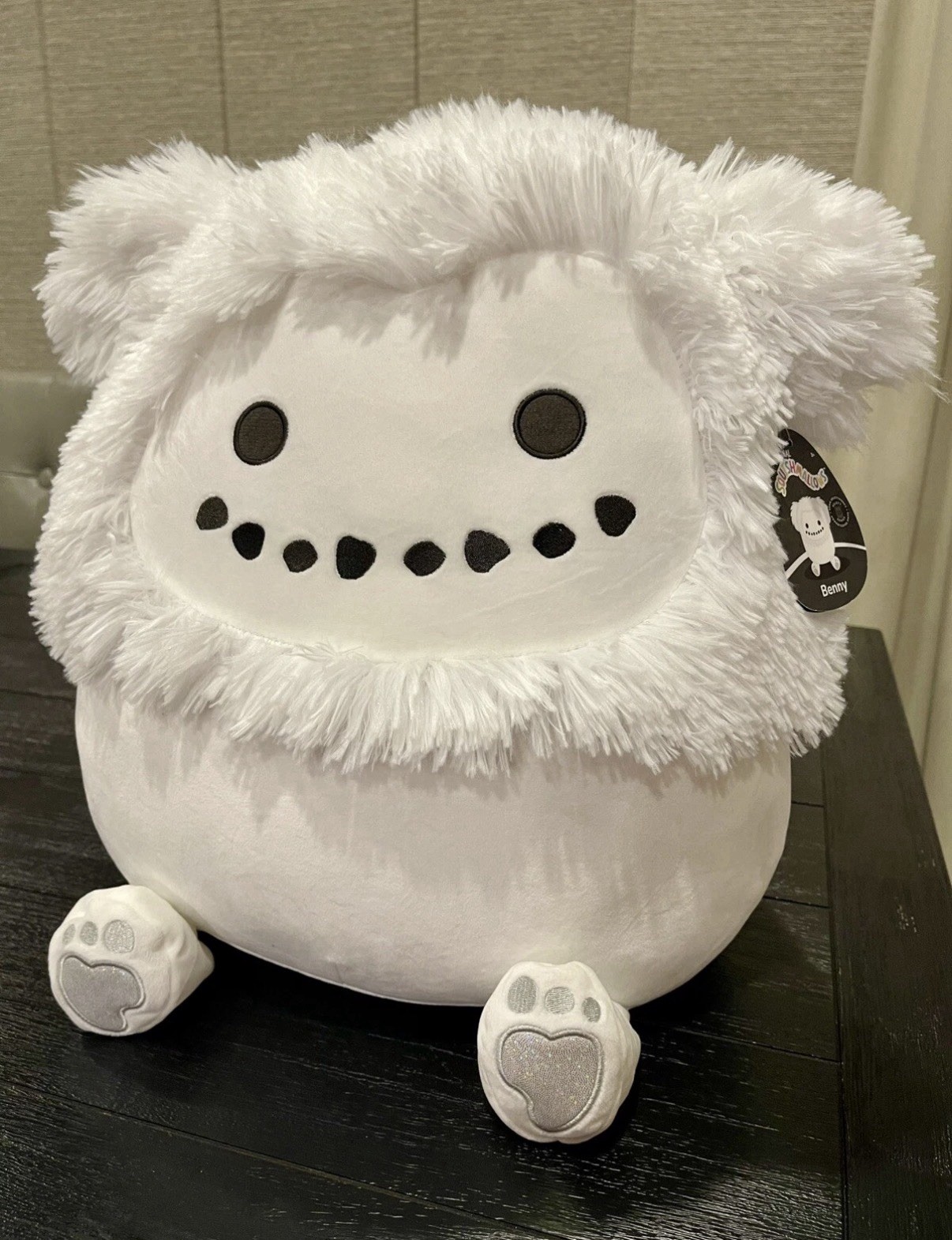 NWT Squishmallows Benny Yeti White Plush