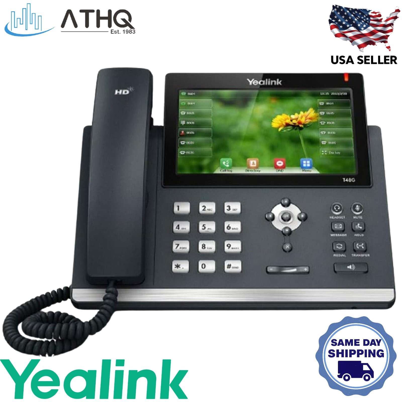 Yealink SIP-T48S 16-Line PoE IP Phone 7
