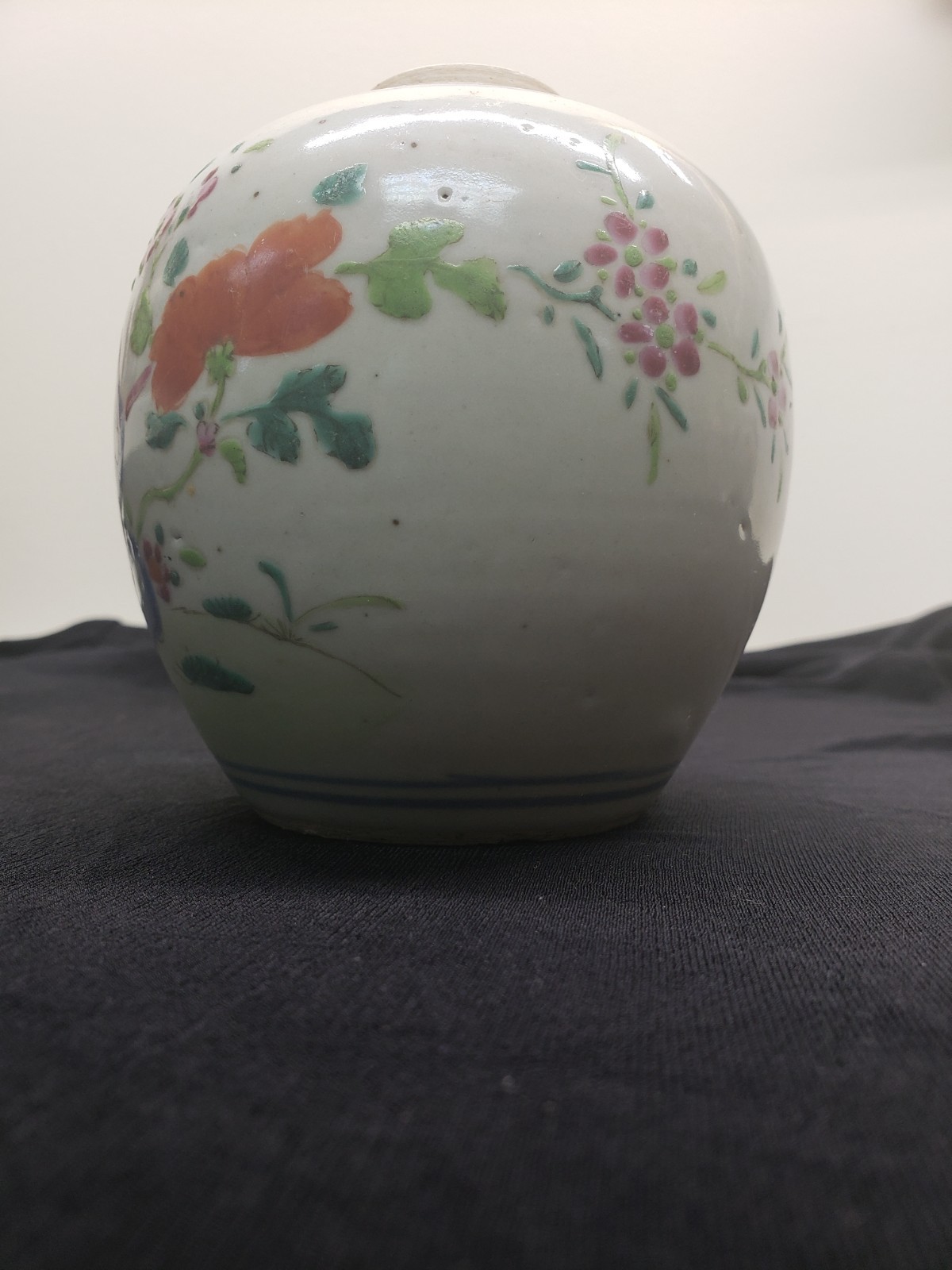 Antique Ginger Jar | Famille Rose | Qing Dynasty | Late 19th Early 20th Century