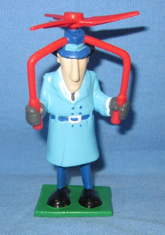 a 1992 Inspector Gadget PVC Figure Cake Topper
