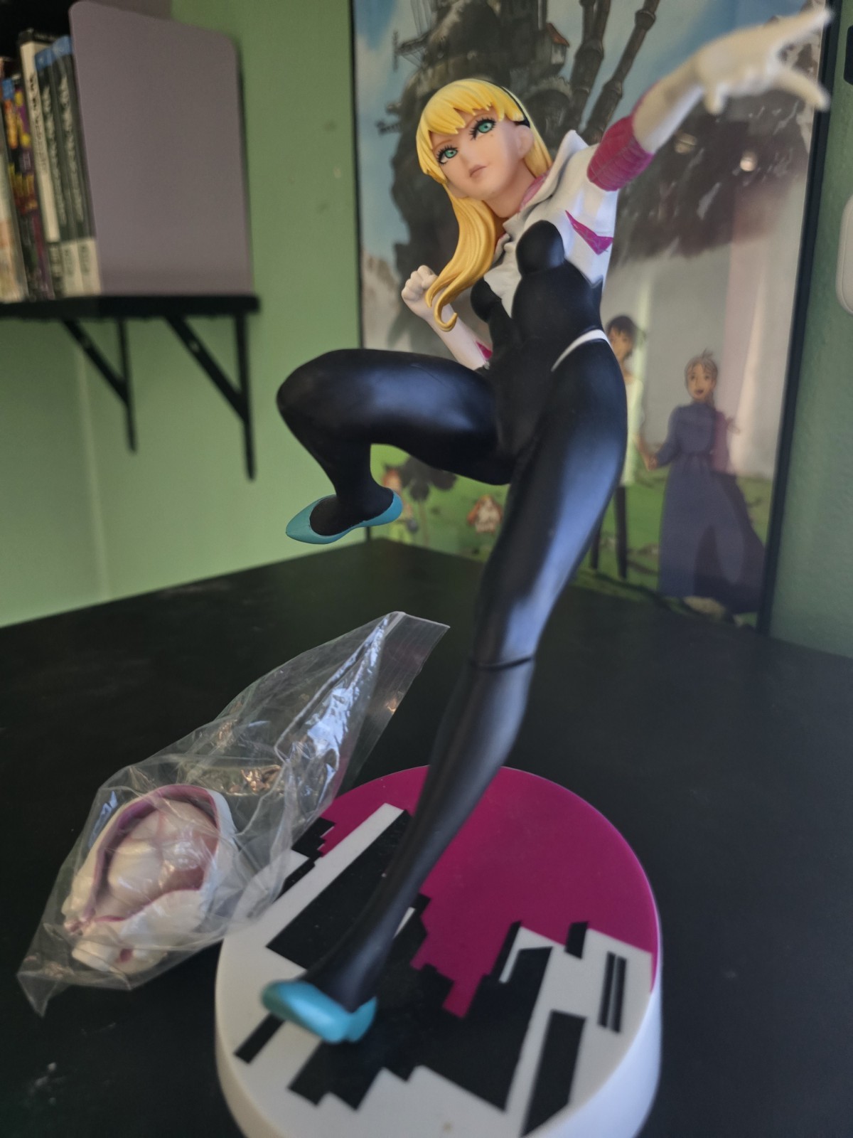 Kotobukiya Marvel Bishoujo Statue Spider-Gwen 1/7 Scale No box VG AS IS