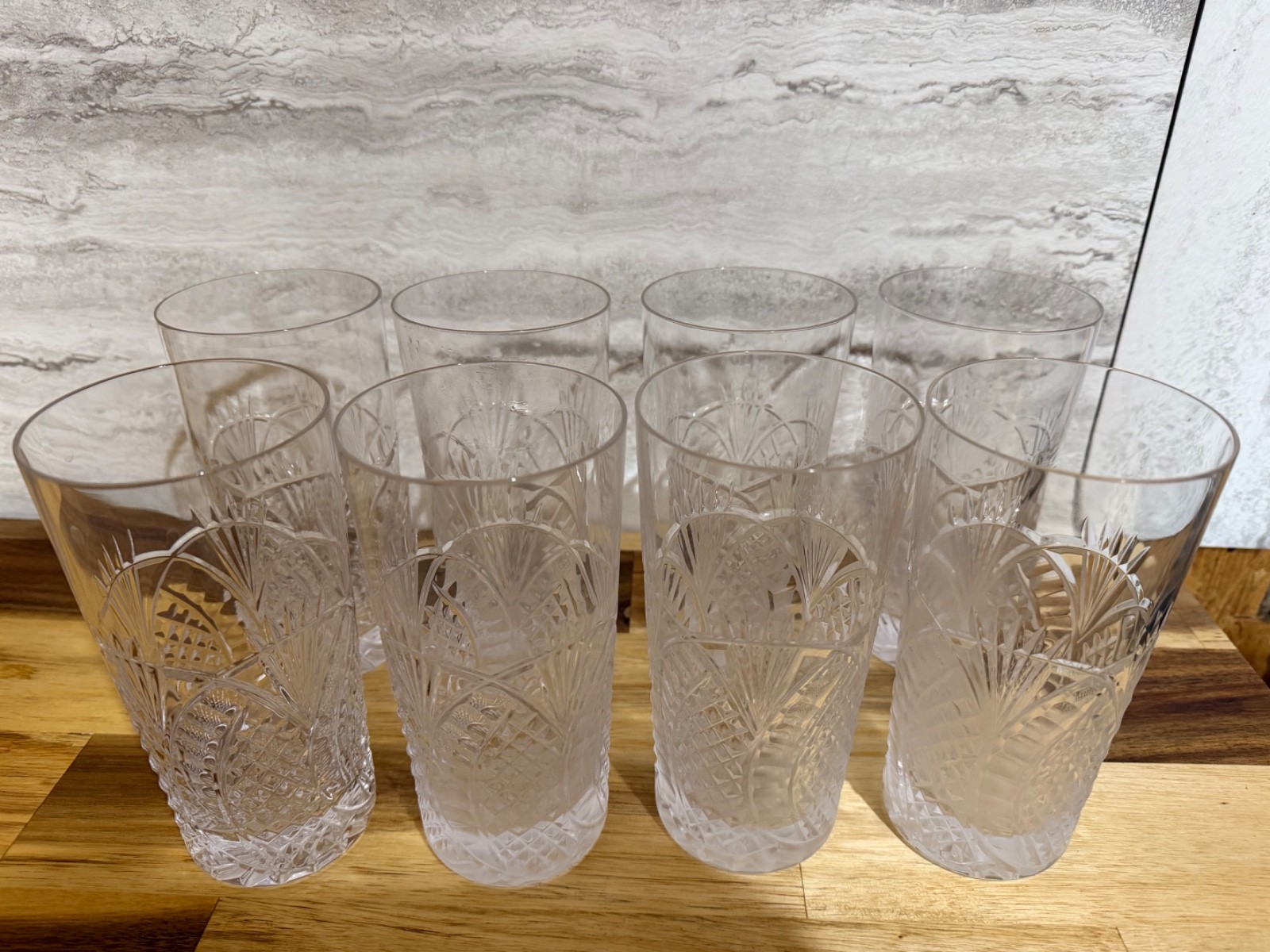 waterford crystal seahorse highball glass set of 8 new never used