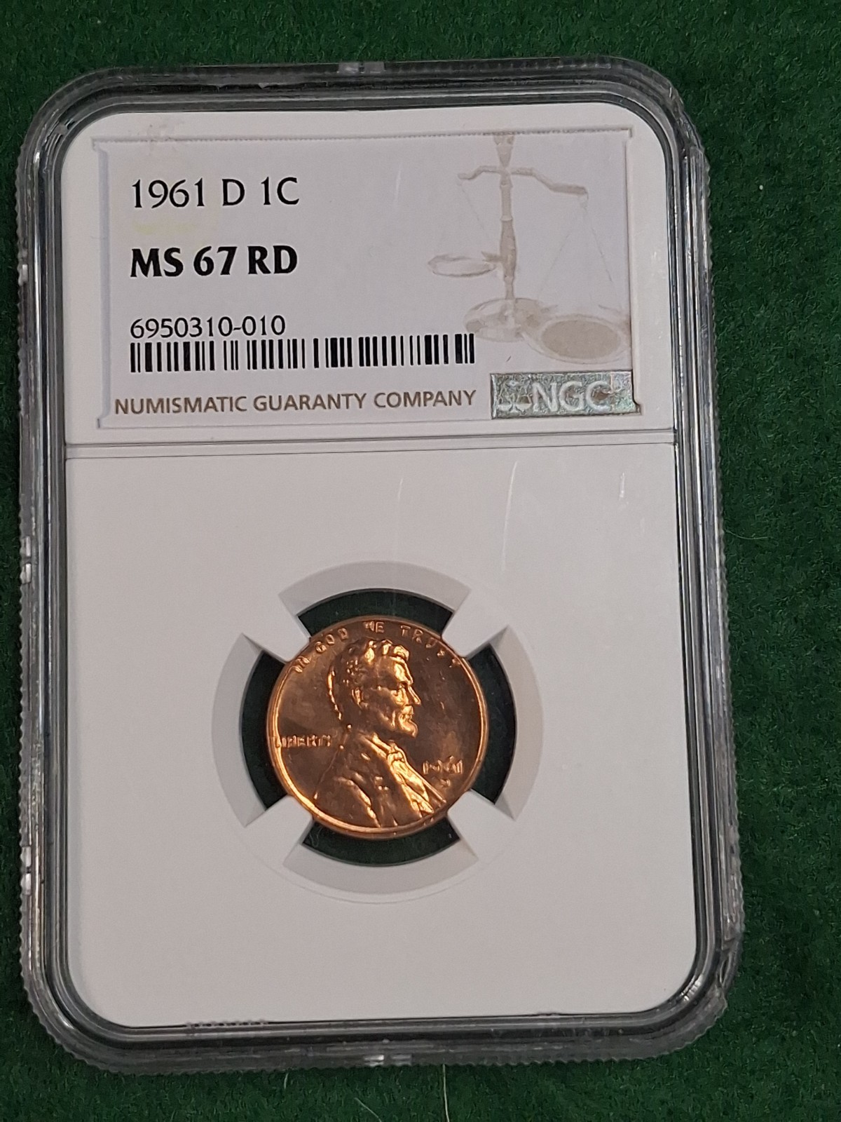 1961 D MS 67 RD NGC $$$Top Pop$$$ 1961 D MS 67 RD NGC $$$Top Pop$$$