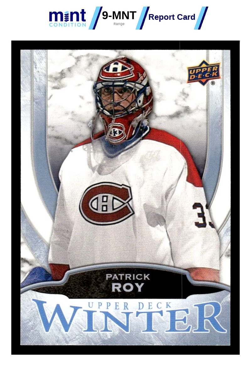 2016 UPPER DECK WINTER PATRICK ROY W9 GEM MINT MCG 10 HOCKEY MONTREAL CANADIENS