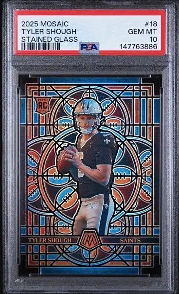 1/10 Odds For PSA 10 Tyler Shough Stained Glass