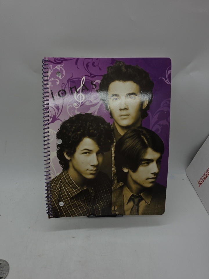2009 Disney Channel  Jonas Brothers Rock Stars  Spiral Notebook, Journal,  NEW