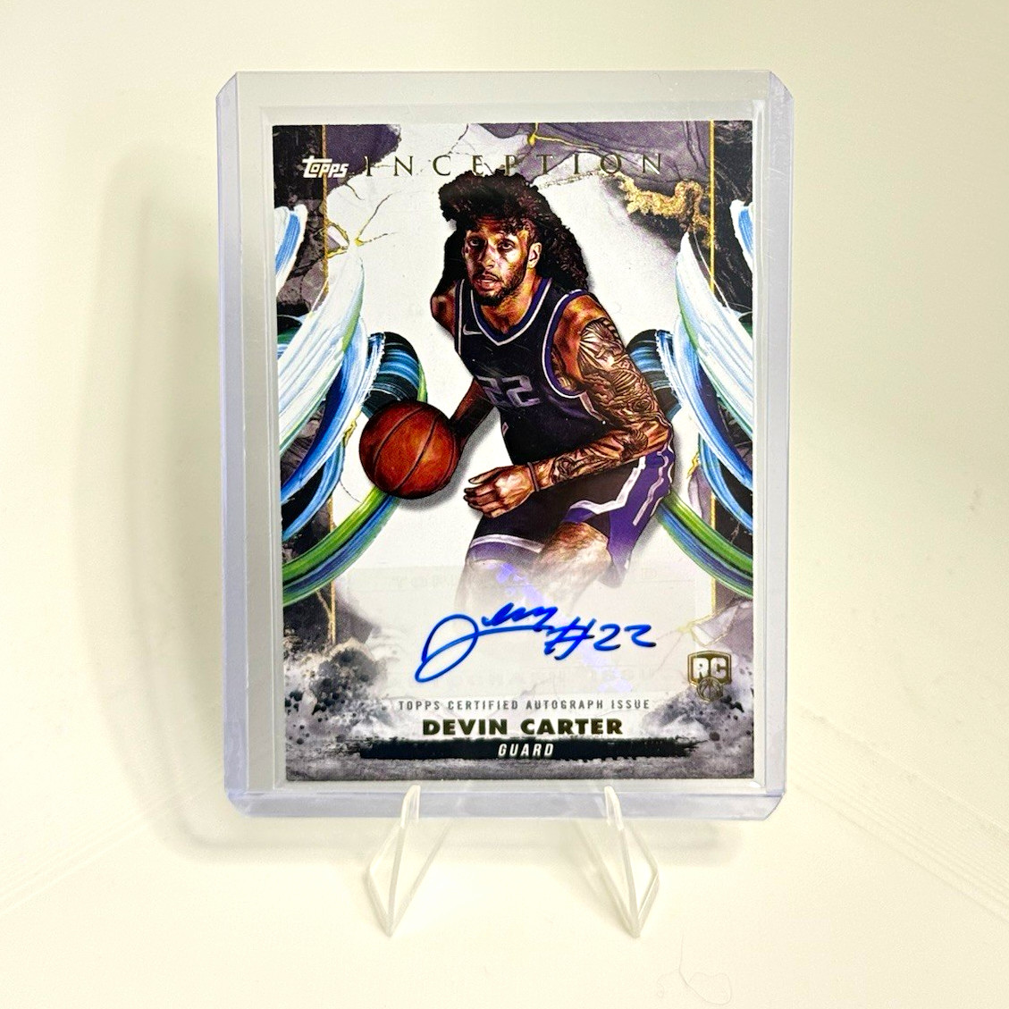 Topps 2024-25 Inception Rookie Autographs Devin Carter Kings #RA-DC Auto RC