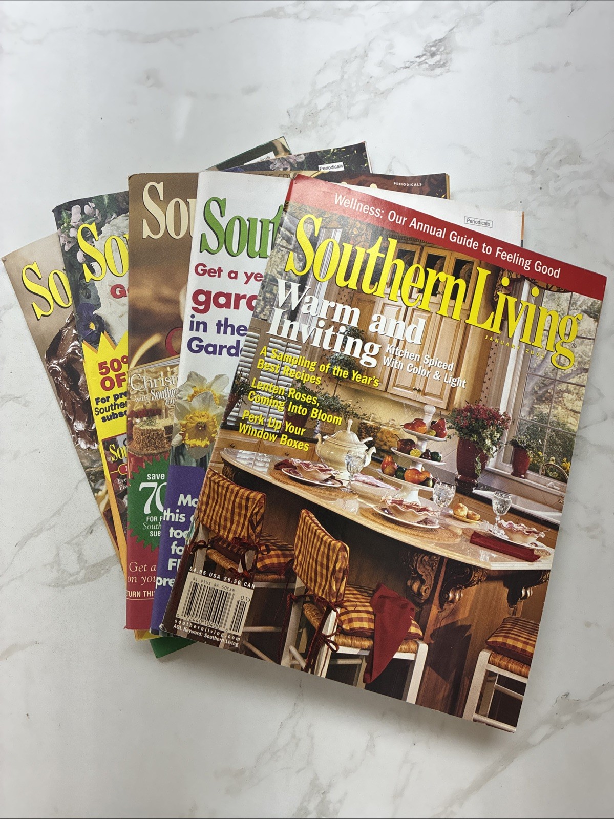 Vintage Southern Living Magazine 2001 5-Pack Jan, May, Sept, Oct, Nov Vintage Southern Living Magazine 2001 5-Pack Jan, May, Sept, Oct, Nov