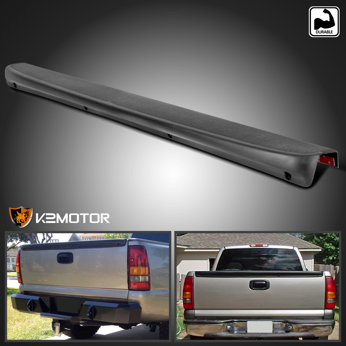 Fits 1999-2007 Chevy Silverado Fleetside BLS LT SLE Tailgate Molding Protector Fits 1999-2007 Chevy Silverado Fleetside BLS LT SLE Tailgate Molding Protector