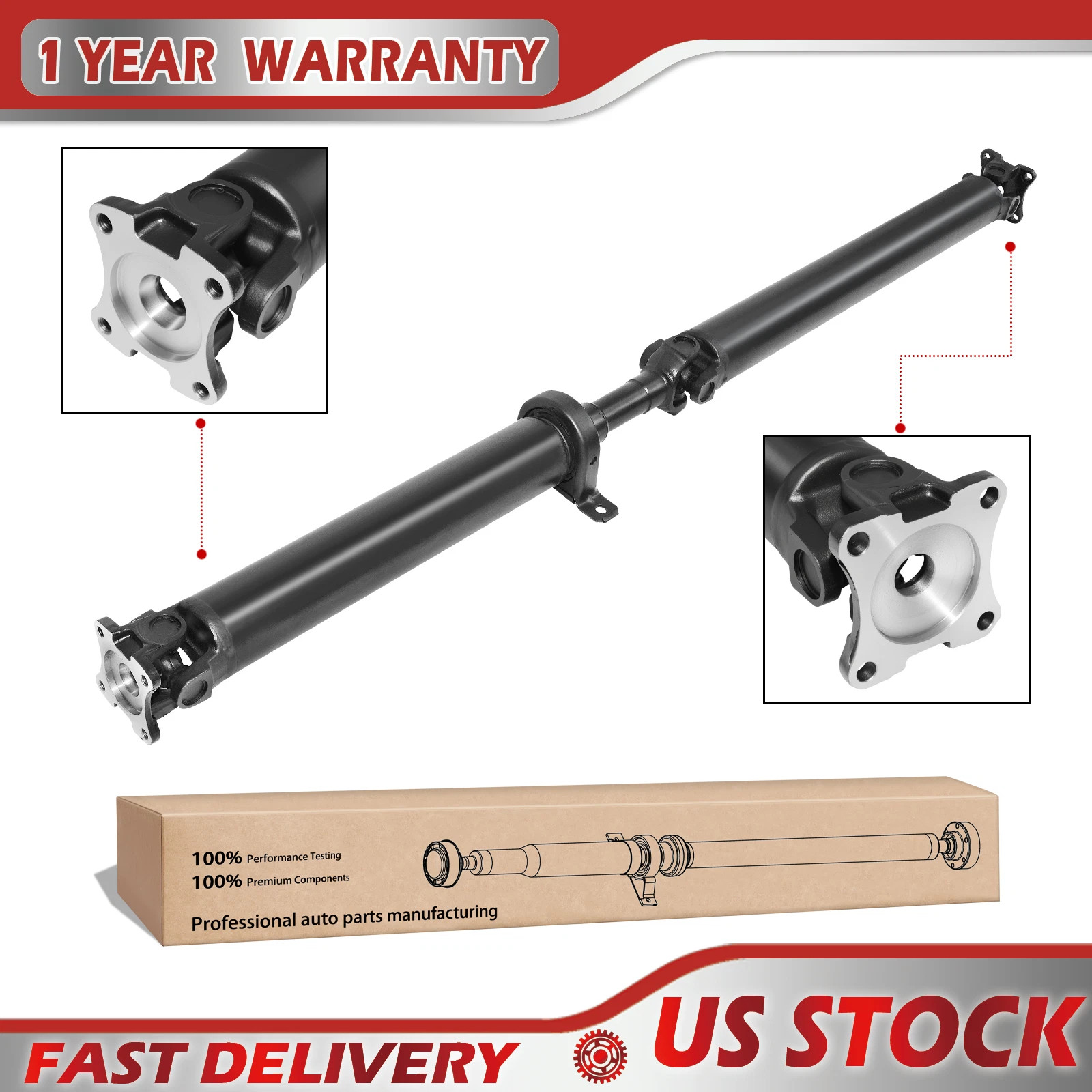 For 2002-2003 Ford F-350 Super Duty V8 7.3L Rear Driveshaft Assembly 2C3Z4R602FB