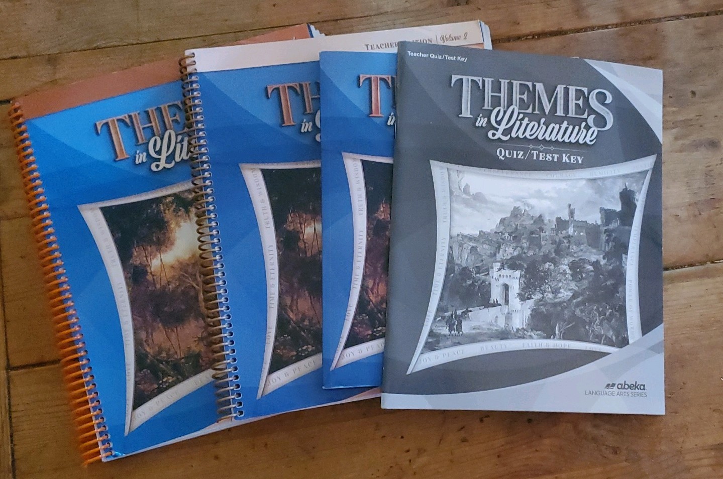 Abeka Themes In Literature 5th Ed Homeschool Set Student Teacher Vol 1 - 2 Key Abeka Themes In Literature 5th Ed Homeschool Set Student Teacher Vol 1 - 2 Key