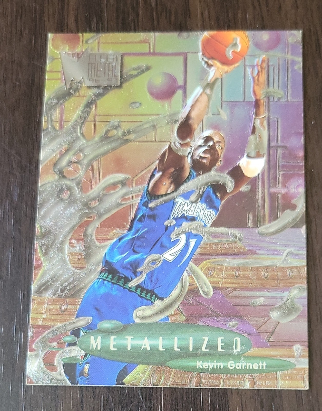 1996-97 Fleer Metal - Metallized Kevin Garnett #224