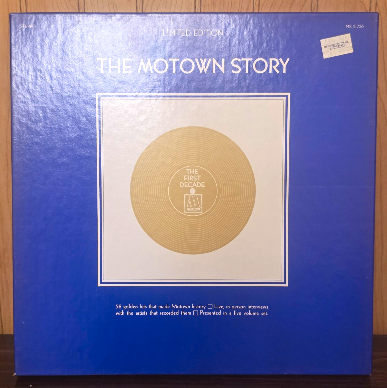 Motown The Motown Story Limited Edition 5LP 12\