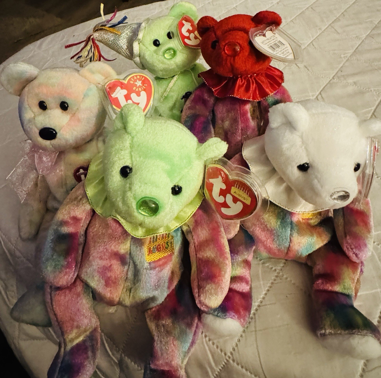 Ty Beanie Babies Plush Lot of 5 w/ Hang Tags Vintage 1999 Ages 3-5 Ty Beanie Babies Plush Lot of 5 w/ Hang Tags Vintage 1999 Ages 3-5