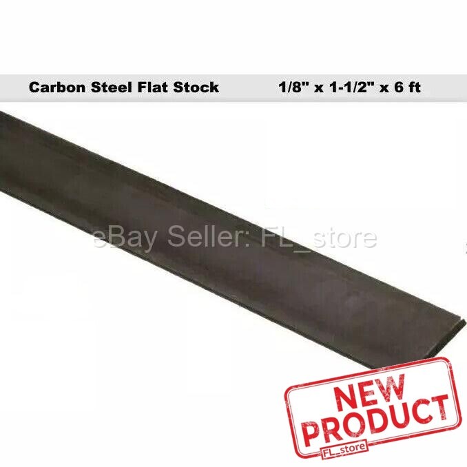 Steel Flat Bar Stock 1/8