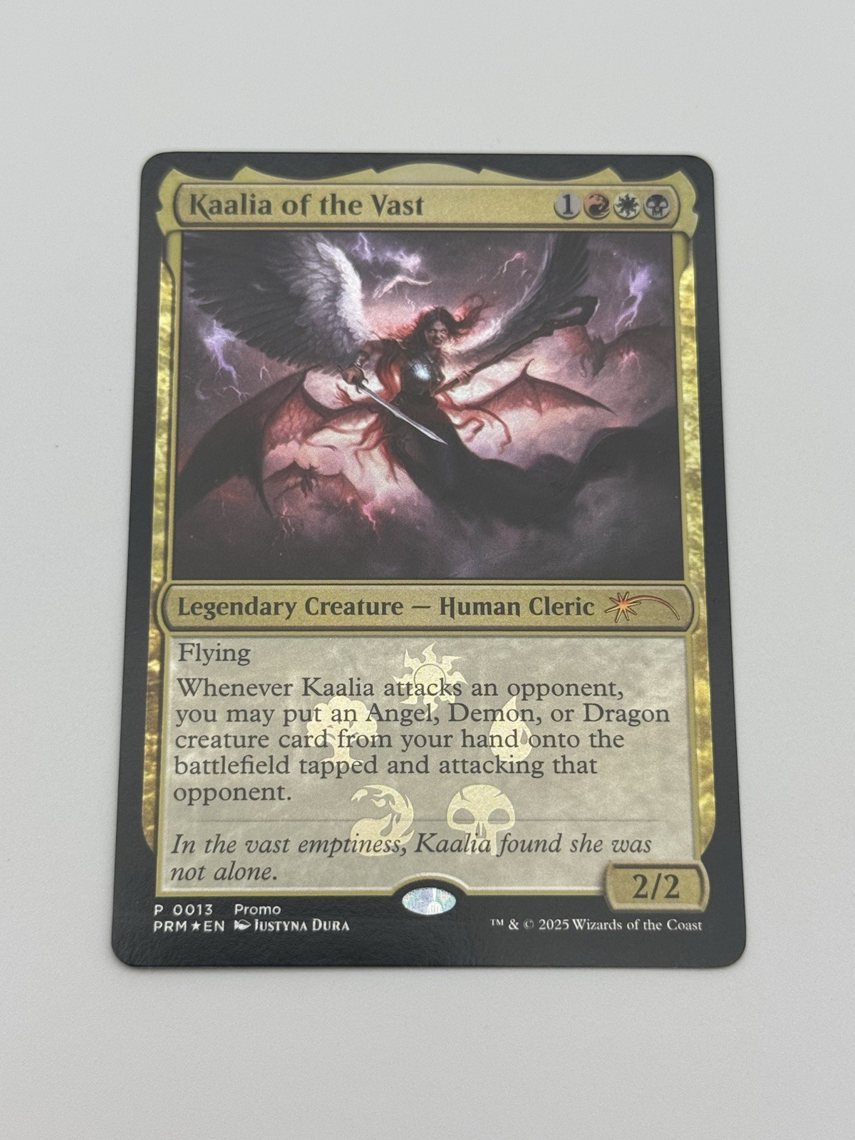 Kaalia of the Vast Promo Foil Magic The Gathering Near Mint Kaalia of the Vast Promo Foil Magic The Gathering Near Mint
