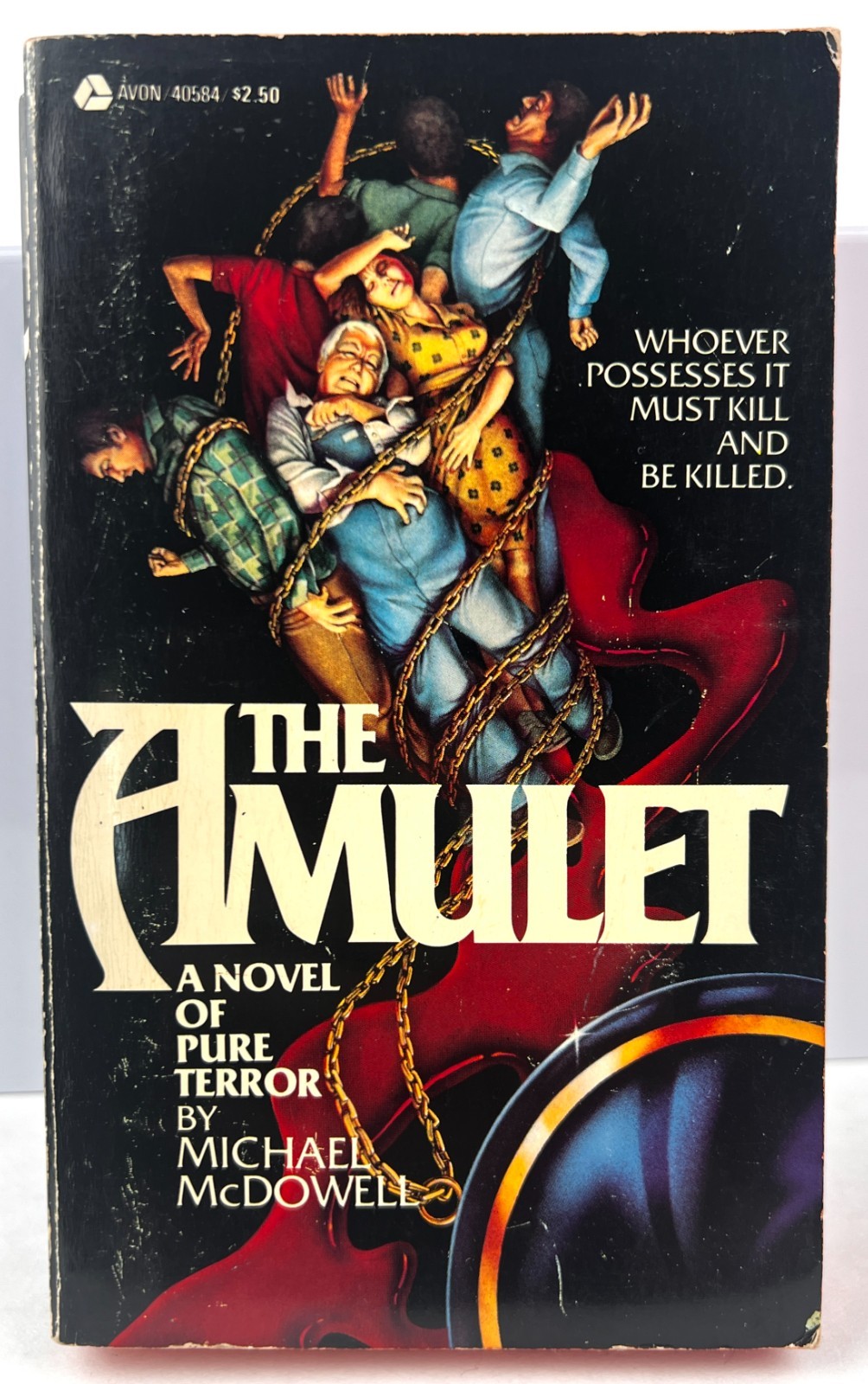 Vtg 1979 The Amulet Michael McDowell Paperbacks from Hell Horror 1st Printing
