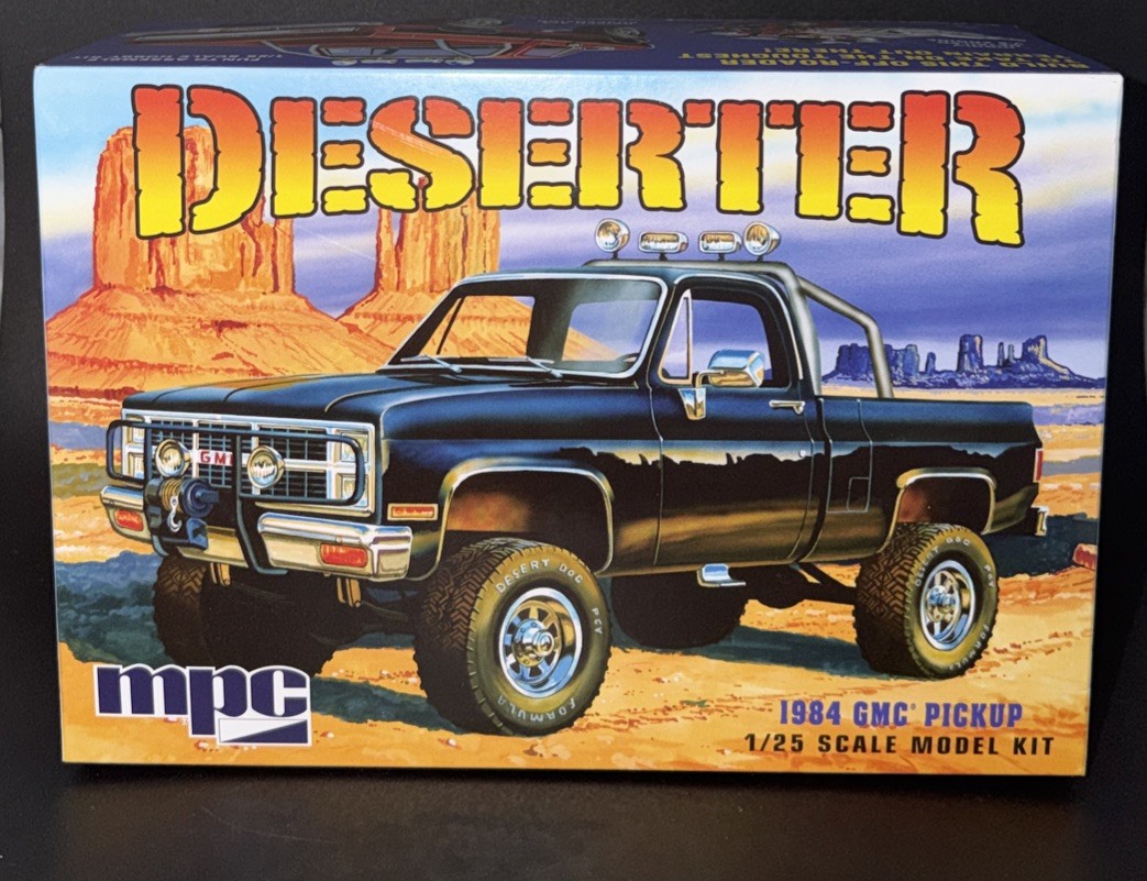 MPC 847 1/25 1984 Gmc Pickup White