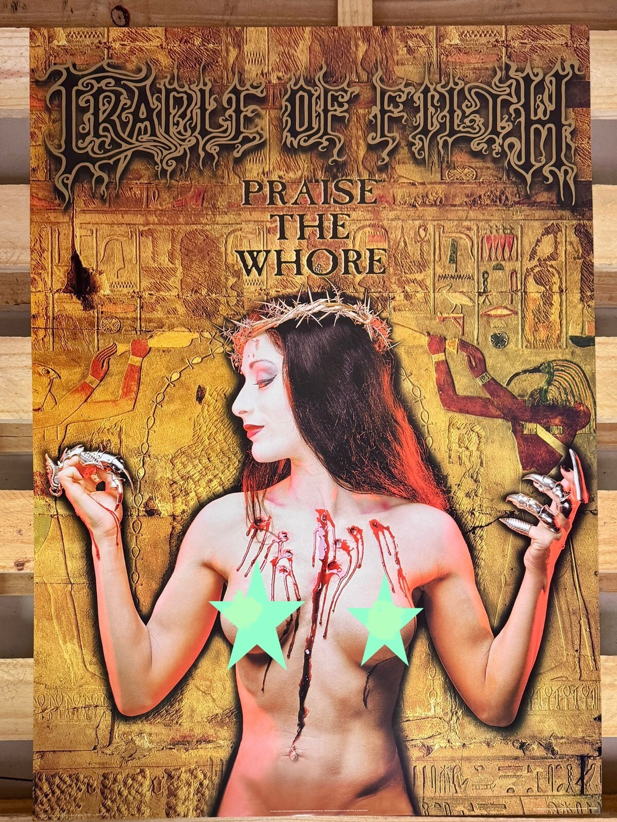 Dani / Cradle of Filth Praise the Whore UK 1990s  poster  24\