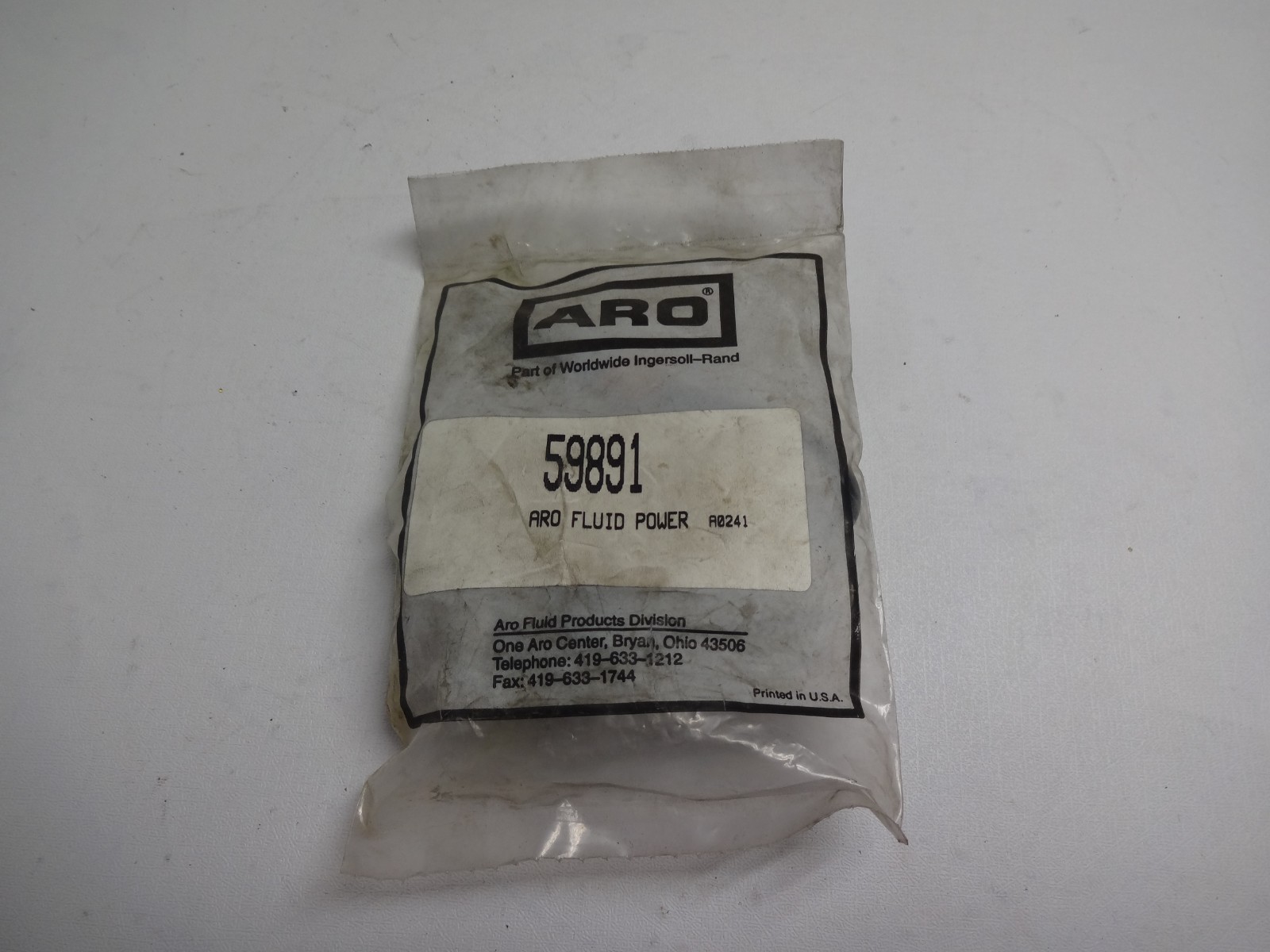 New ARO 59891 ARO Fluid Power New ARO 59891 ARO Fluid Power